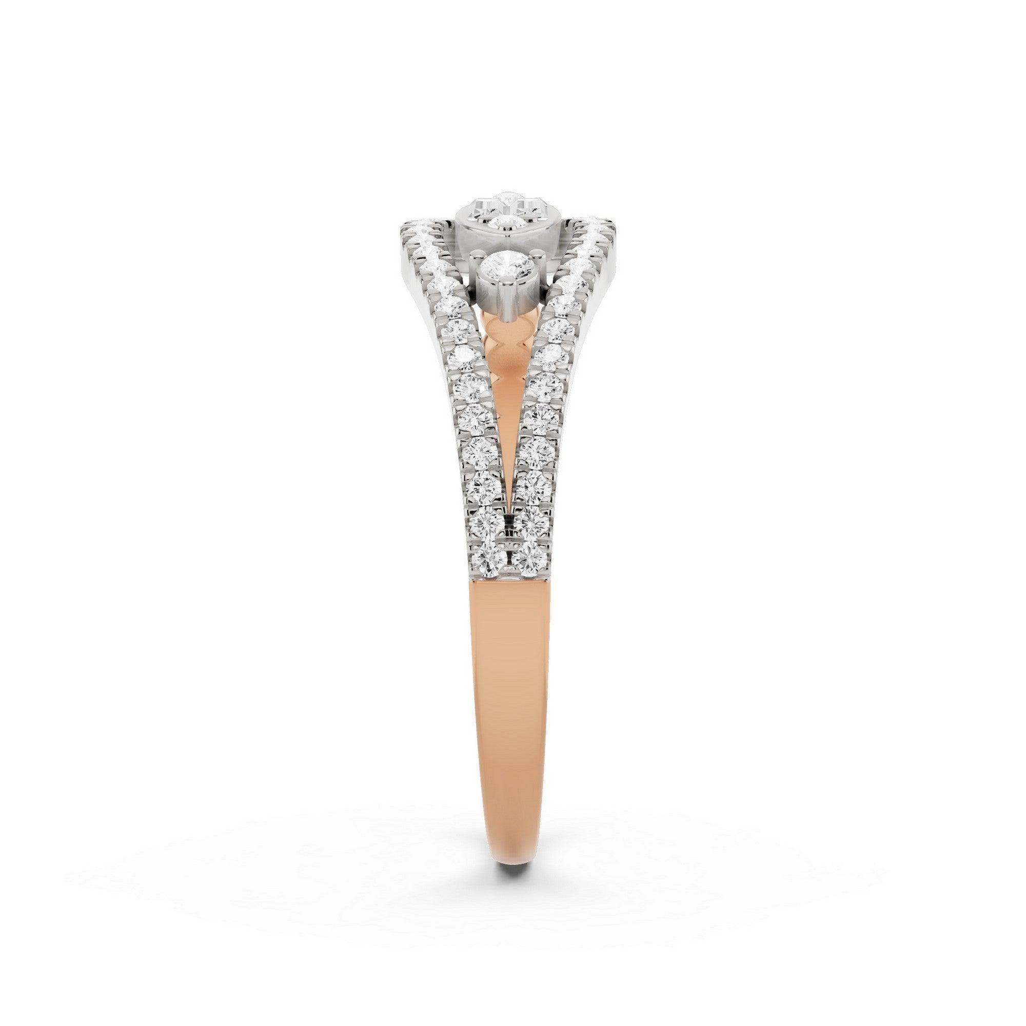 Boujee Marquise overlap Ring