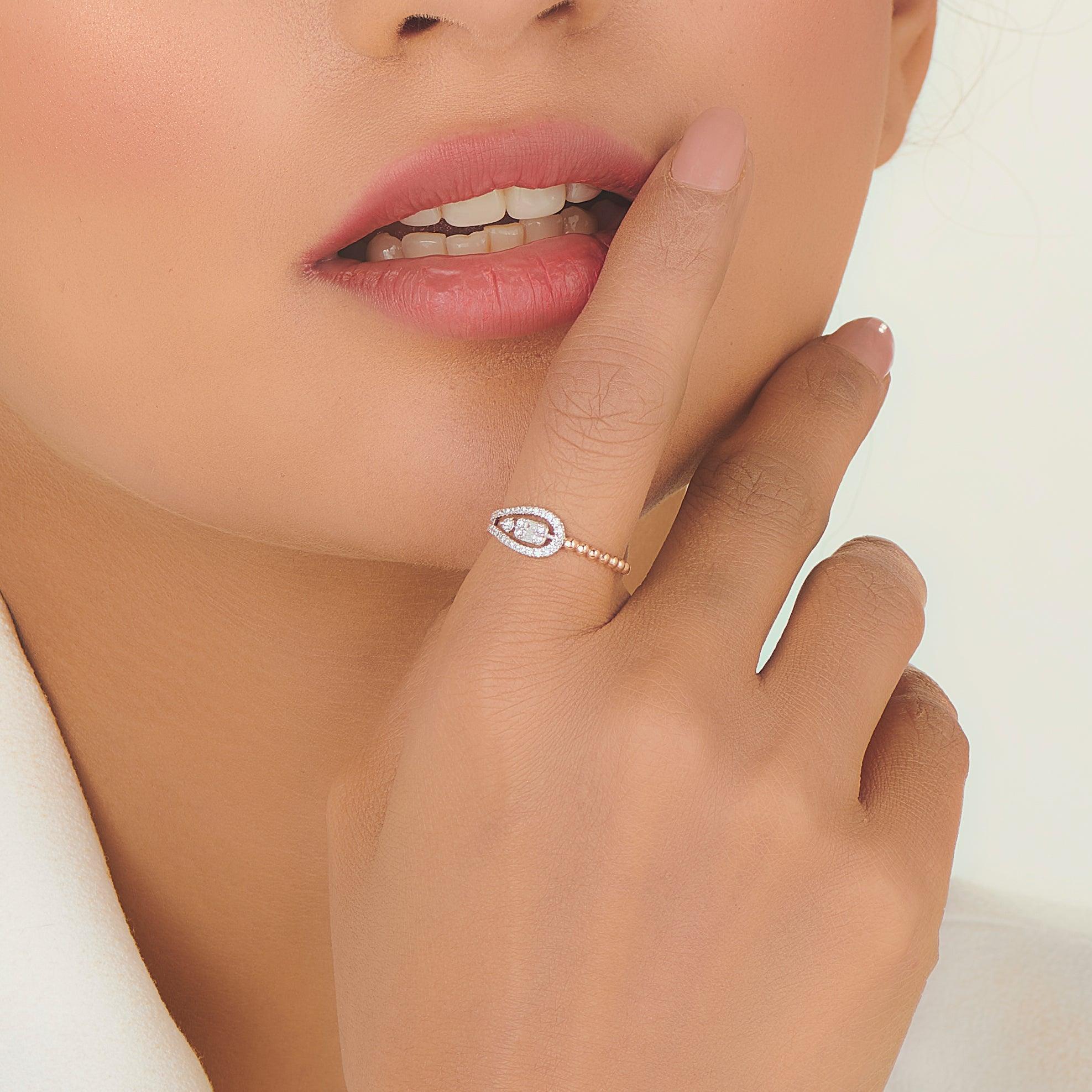 Boujee Round Bag overlap Ring