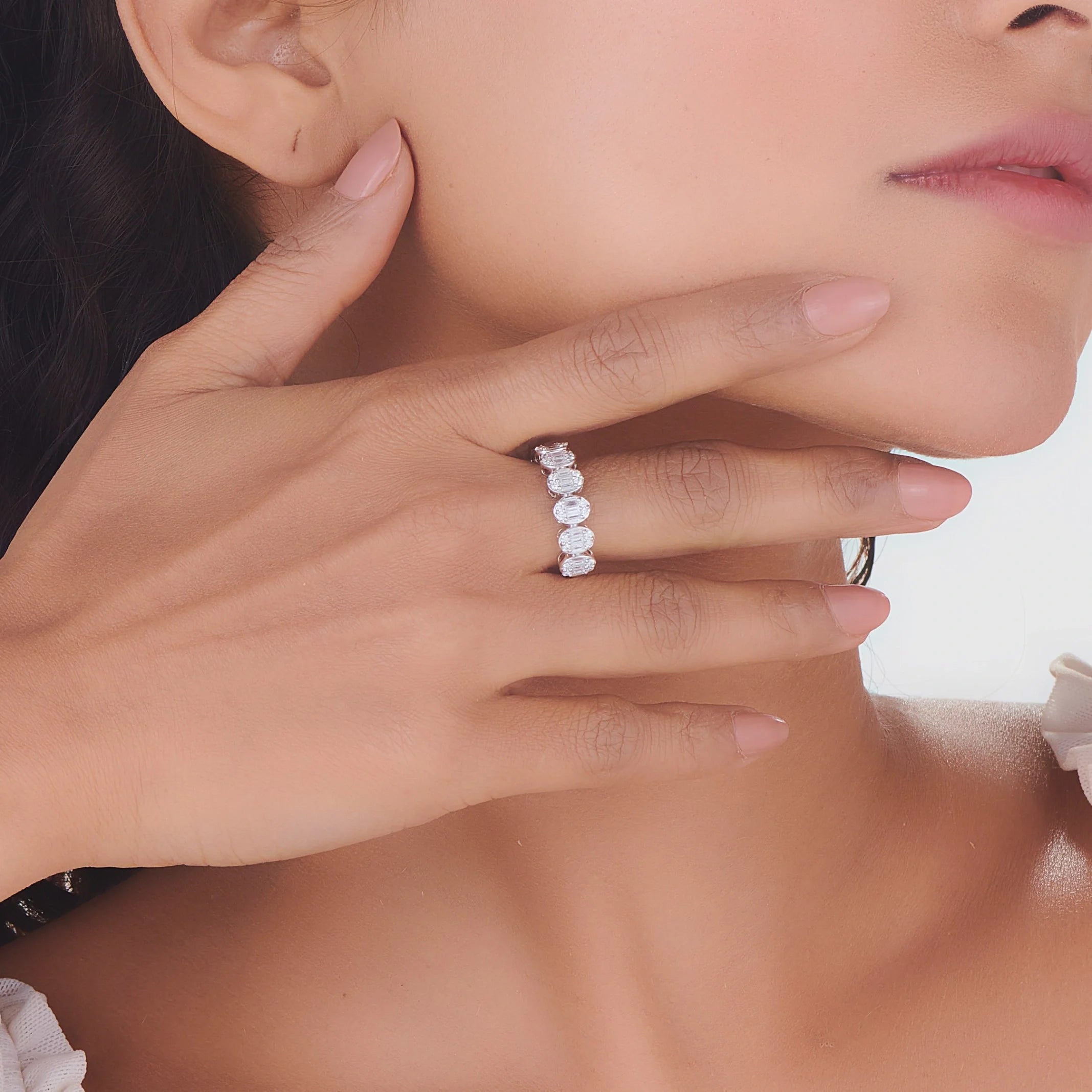 Meta Eternal Halo Symphony Band - Zen Diamond India