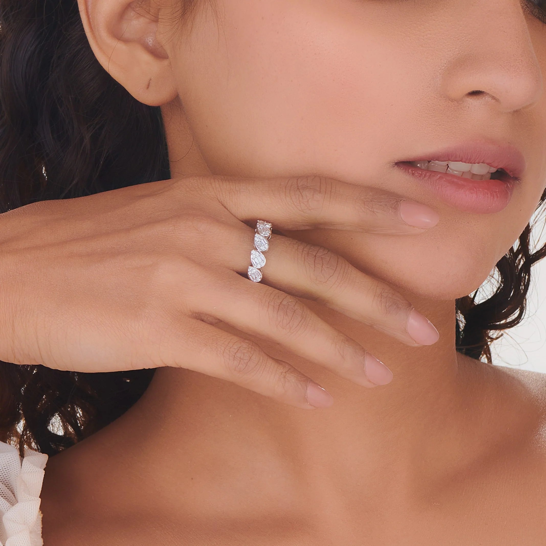 Meta Lustre Drops Band - Zen Diamond India