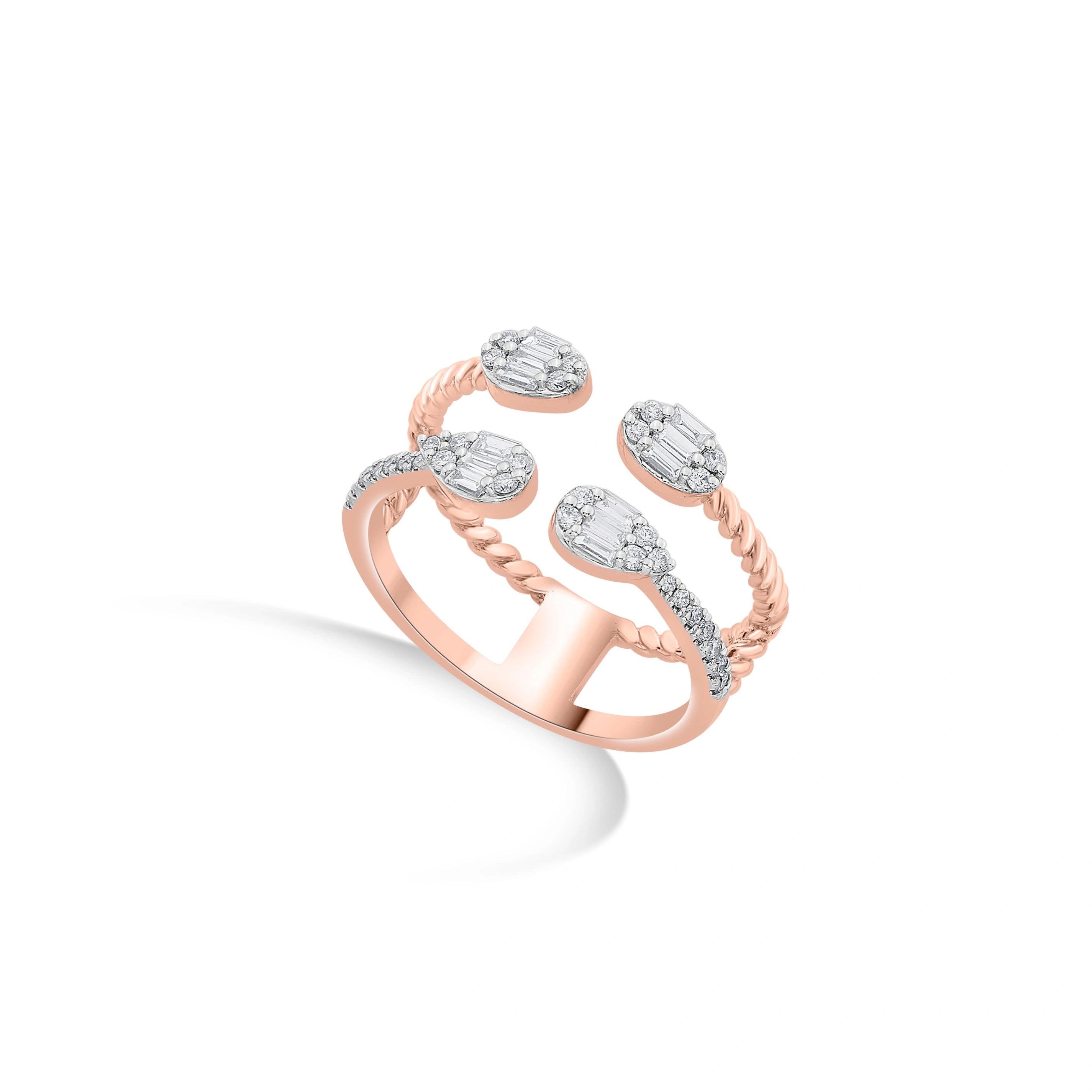 Twist Éclat Royale Ring - Zen Diamond India