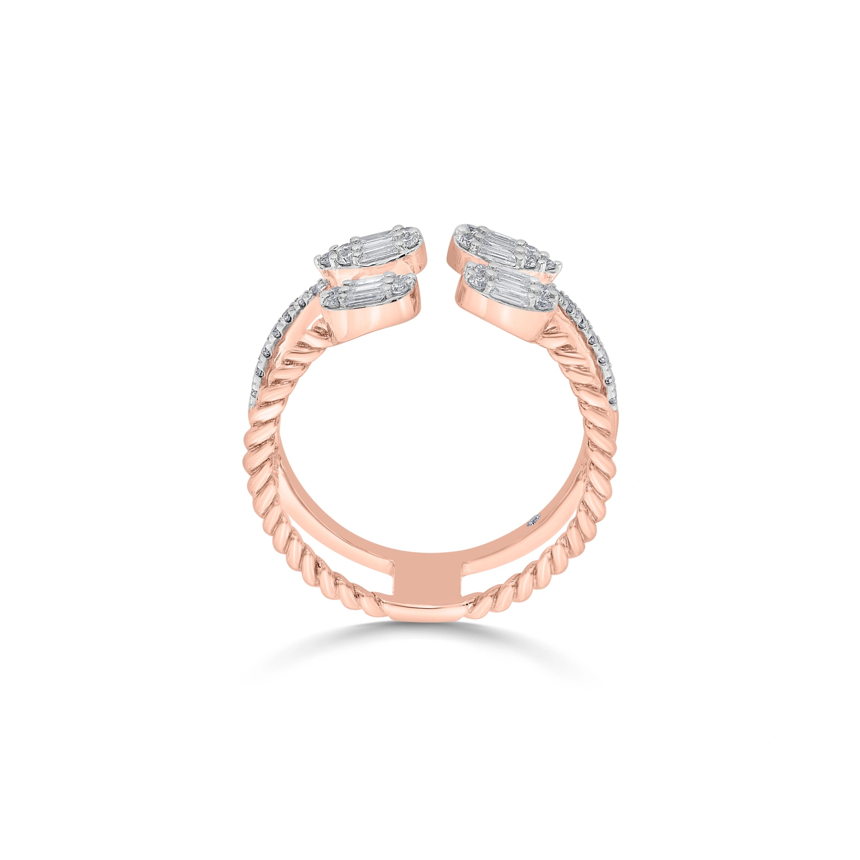 Twist Éclat Royale Ring - Zen Diamond India