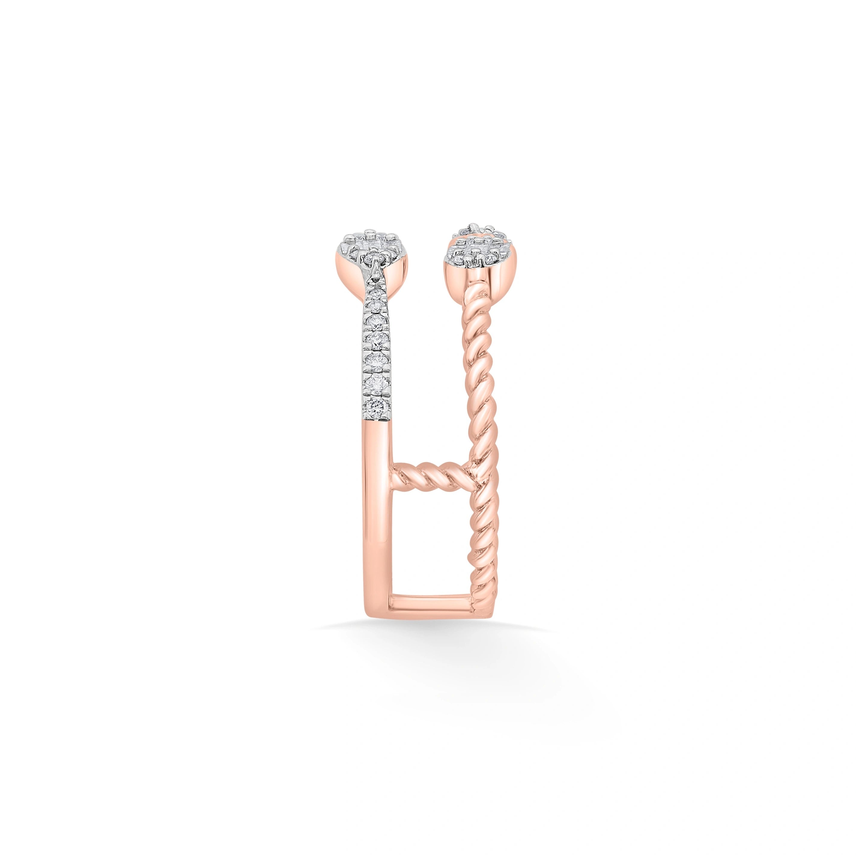 Twist Éclat Royale Ring - Zen Diamond India