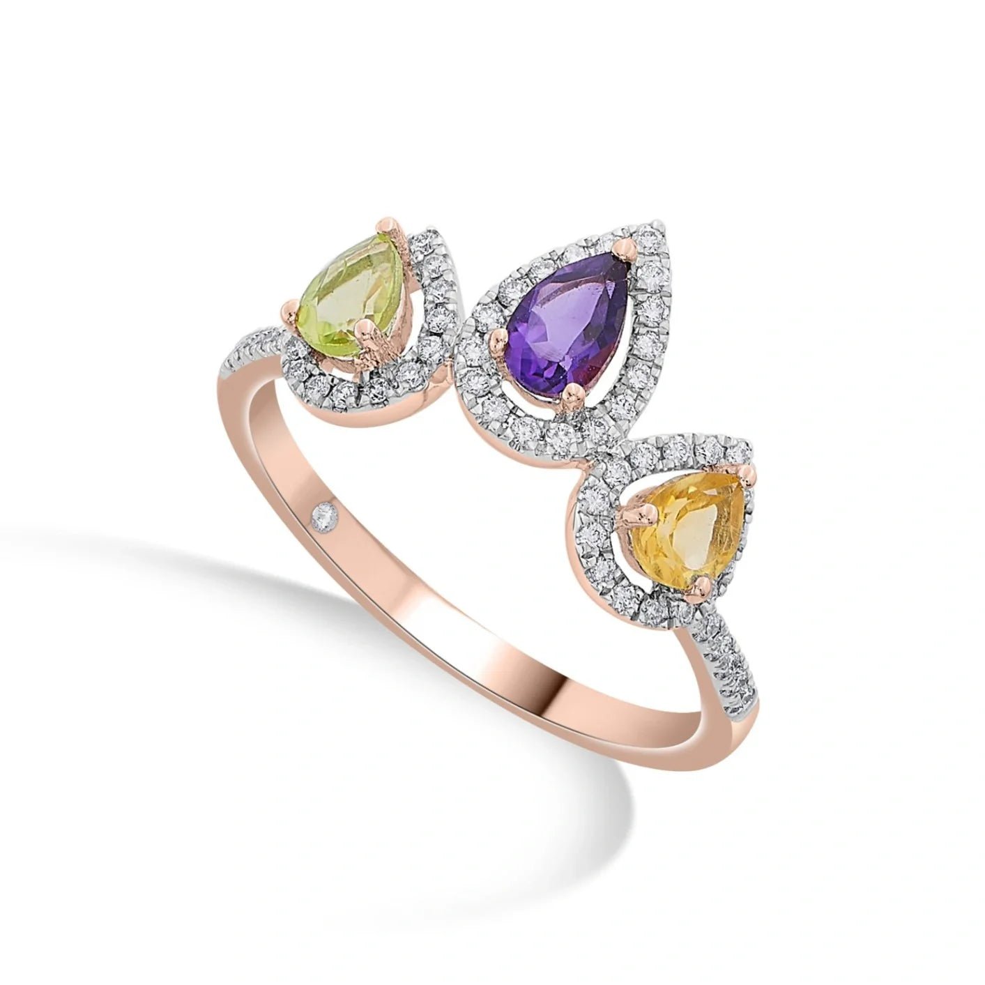 Color Pop Regal Tiara Ring - Zen Diamond India