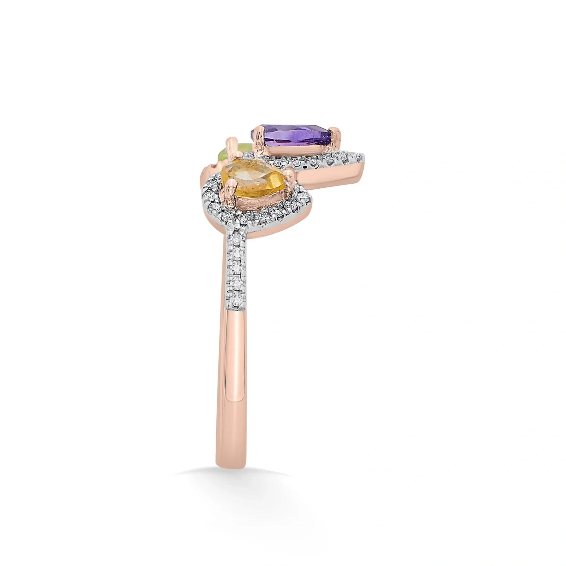 Color Pop Regal Tiara Ring - Zen Diamond India