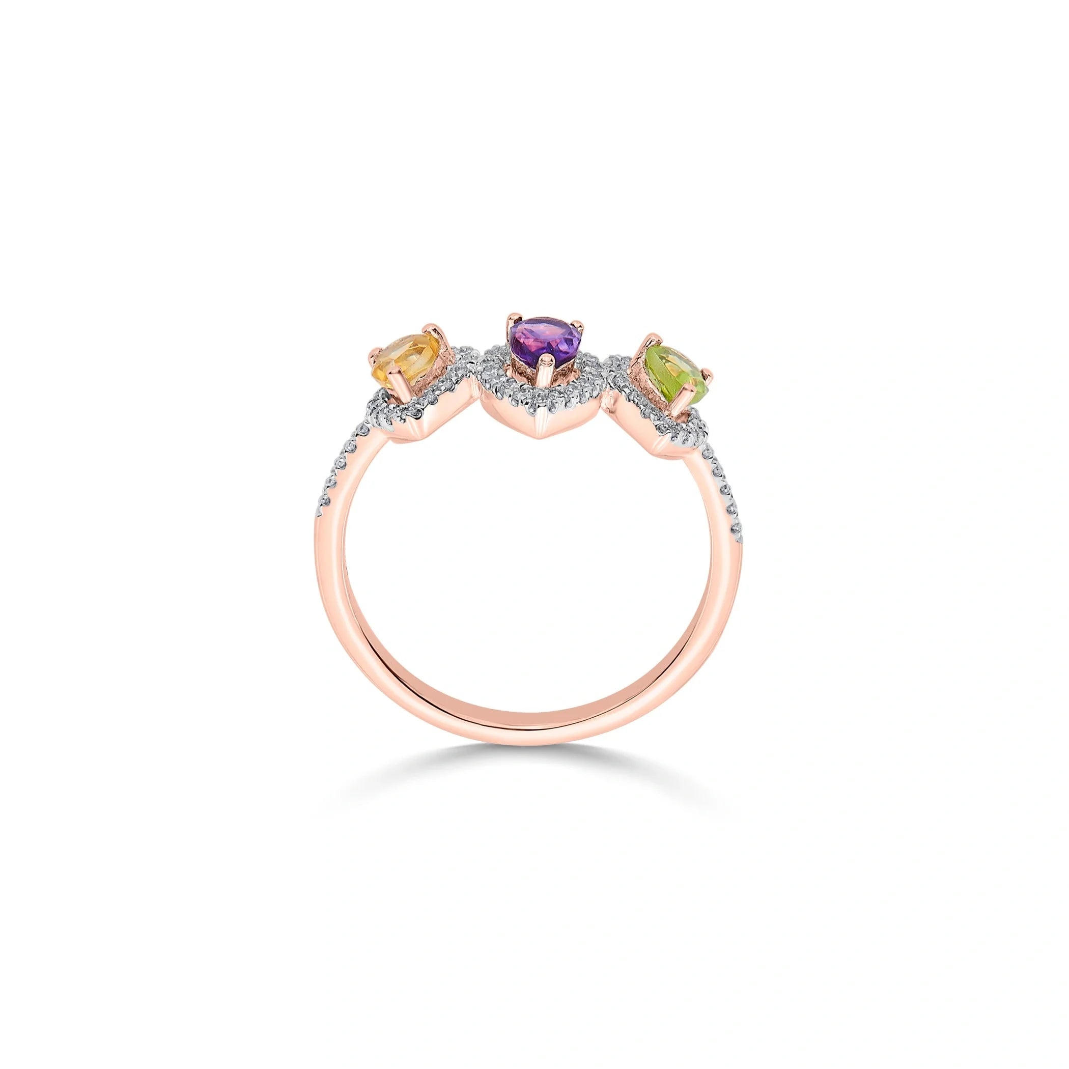 Color Pop Regal Tiara Ring - Zen Diamond India
