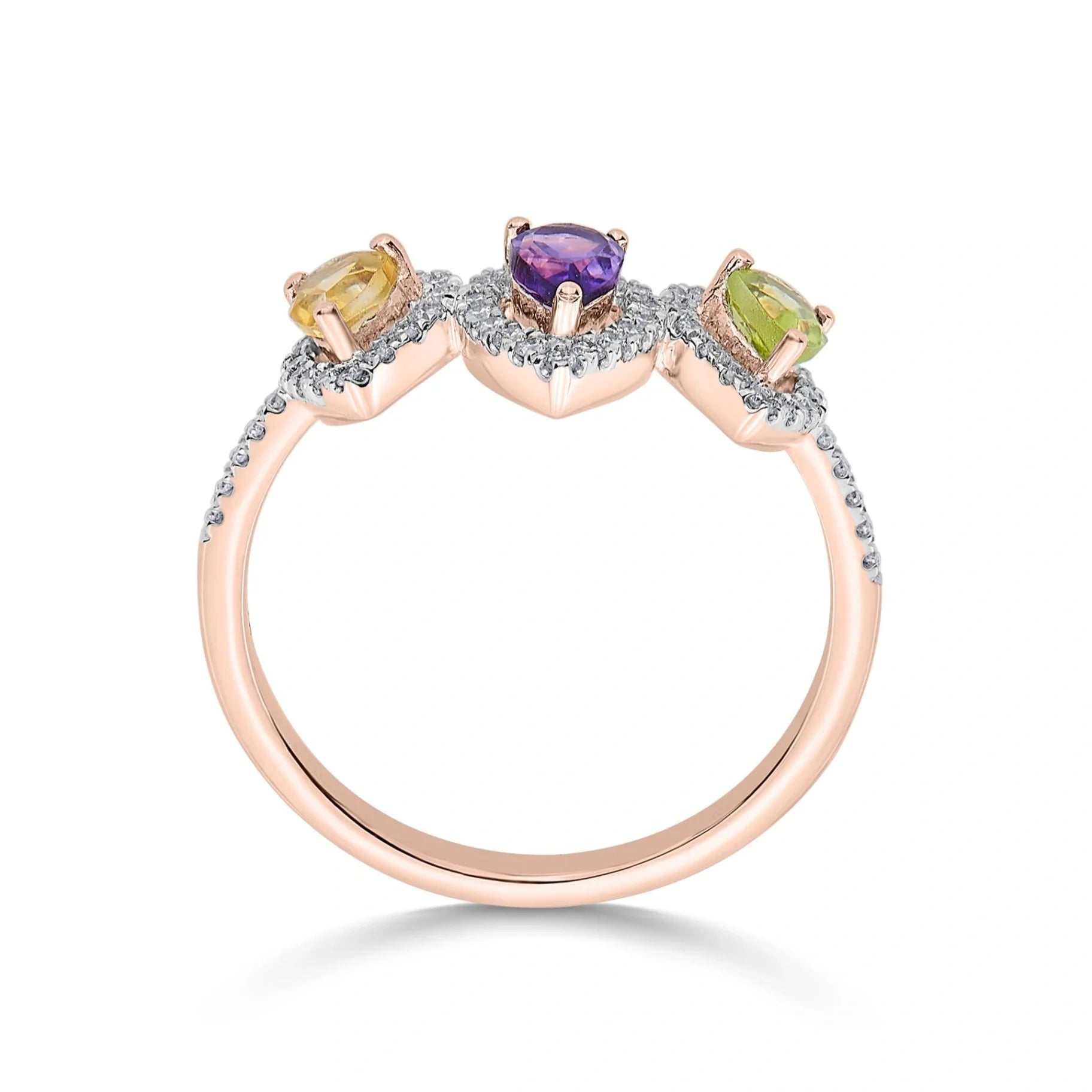 Color Pop Regal Tiara Ring - Zen Diamond India