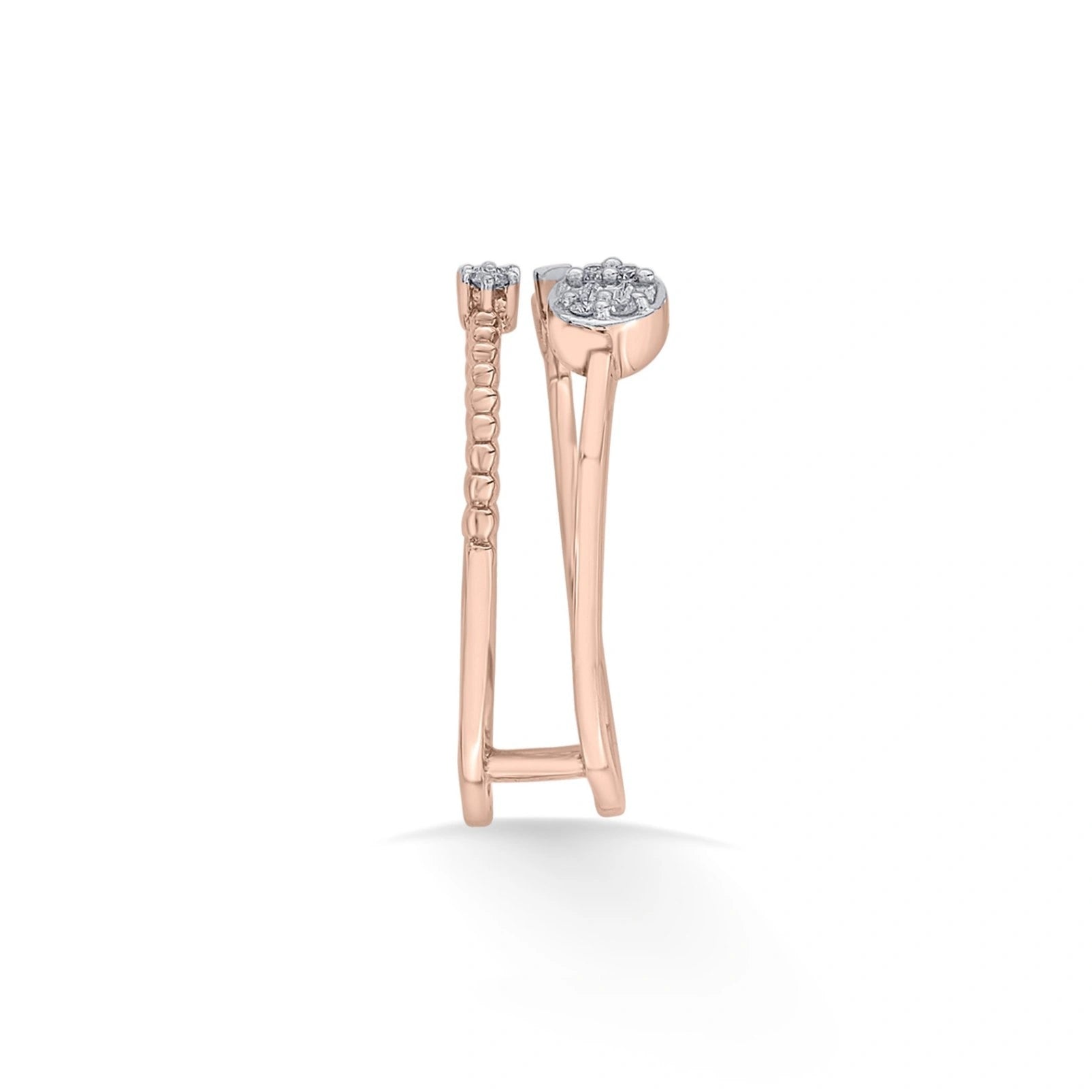 Sassy Gleaming Harmony Diamond Luxe Ring - Zen Diamond India
