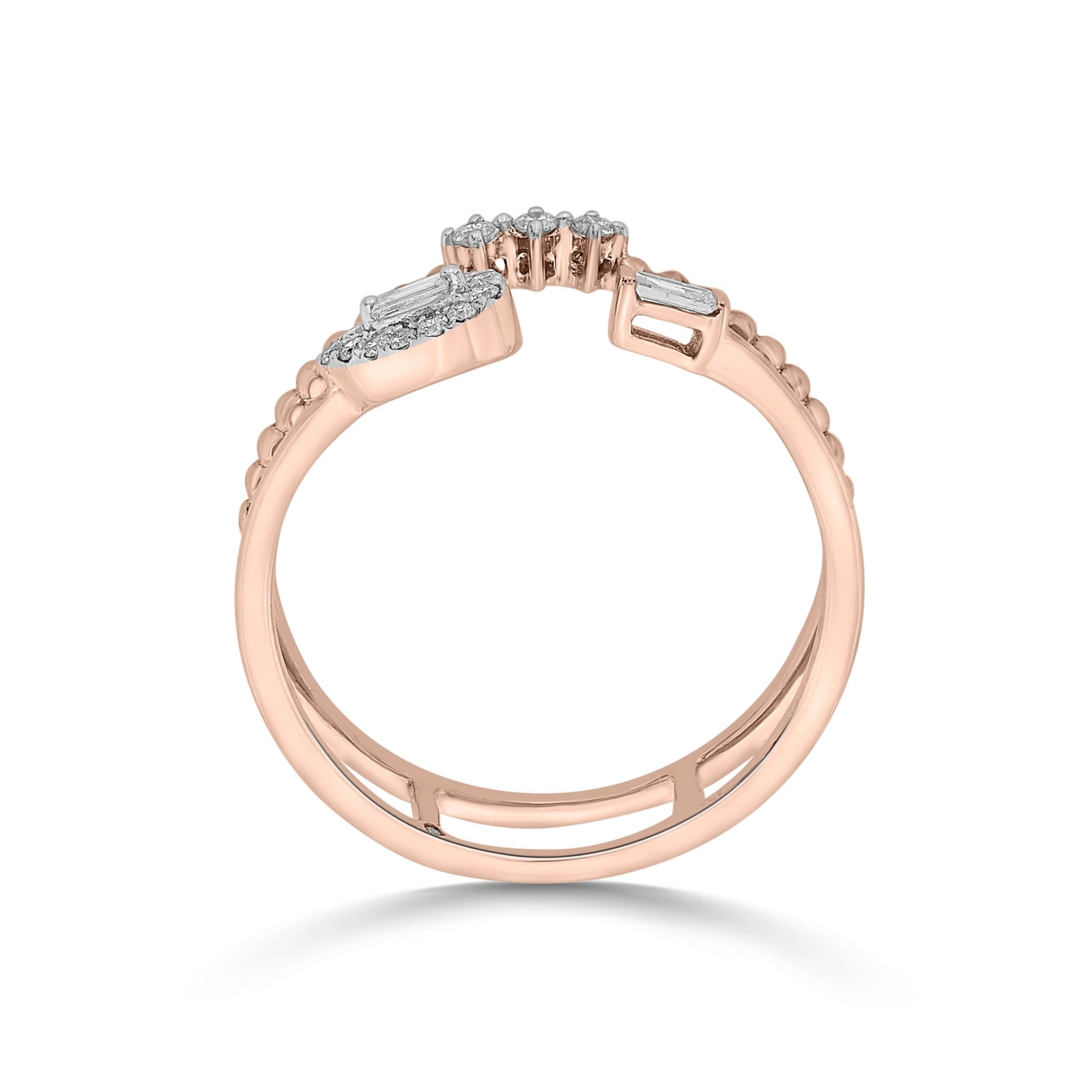 Sassy Twilight Symphony Diamond Fusion Ring - Zen Diamond India