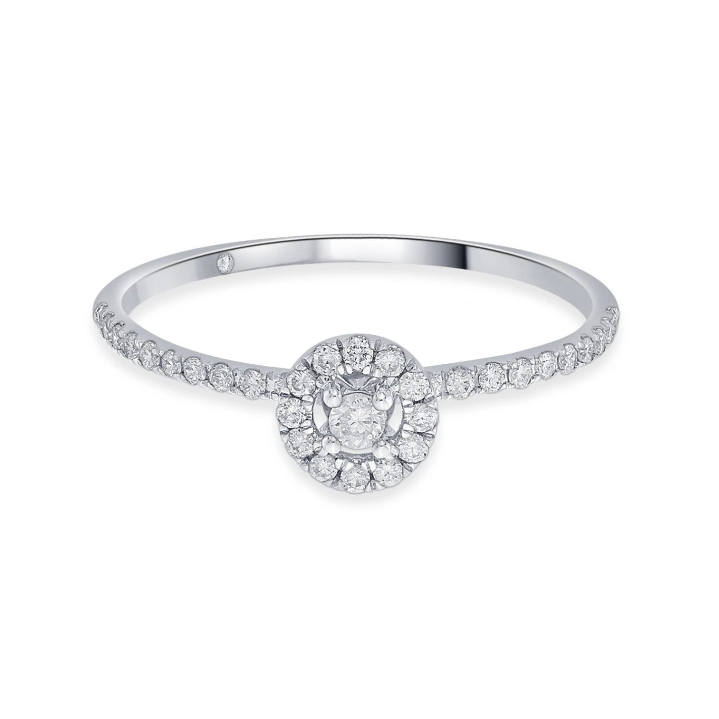 Sassy Eternal Glow Diamond Halo Ring - Zen Diamond India