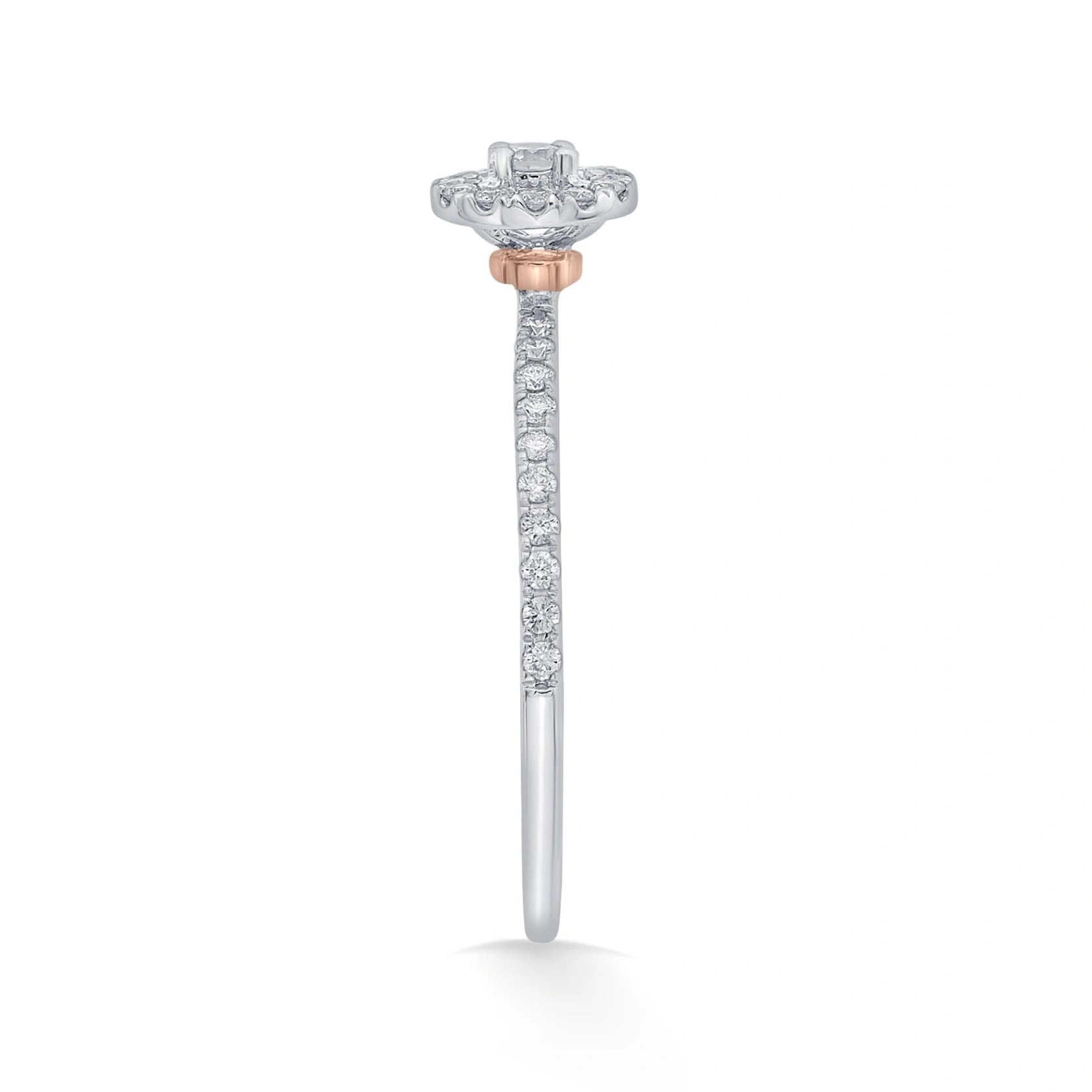 Sassy Eternal Glow Diamond Halo Ring - Zen Diamond India