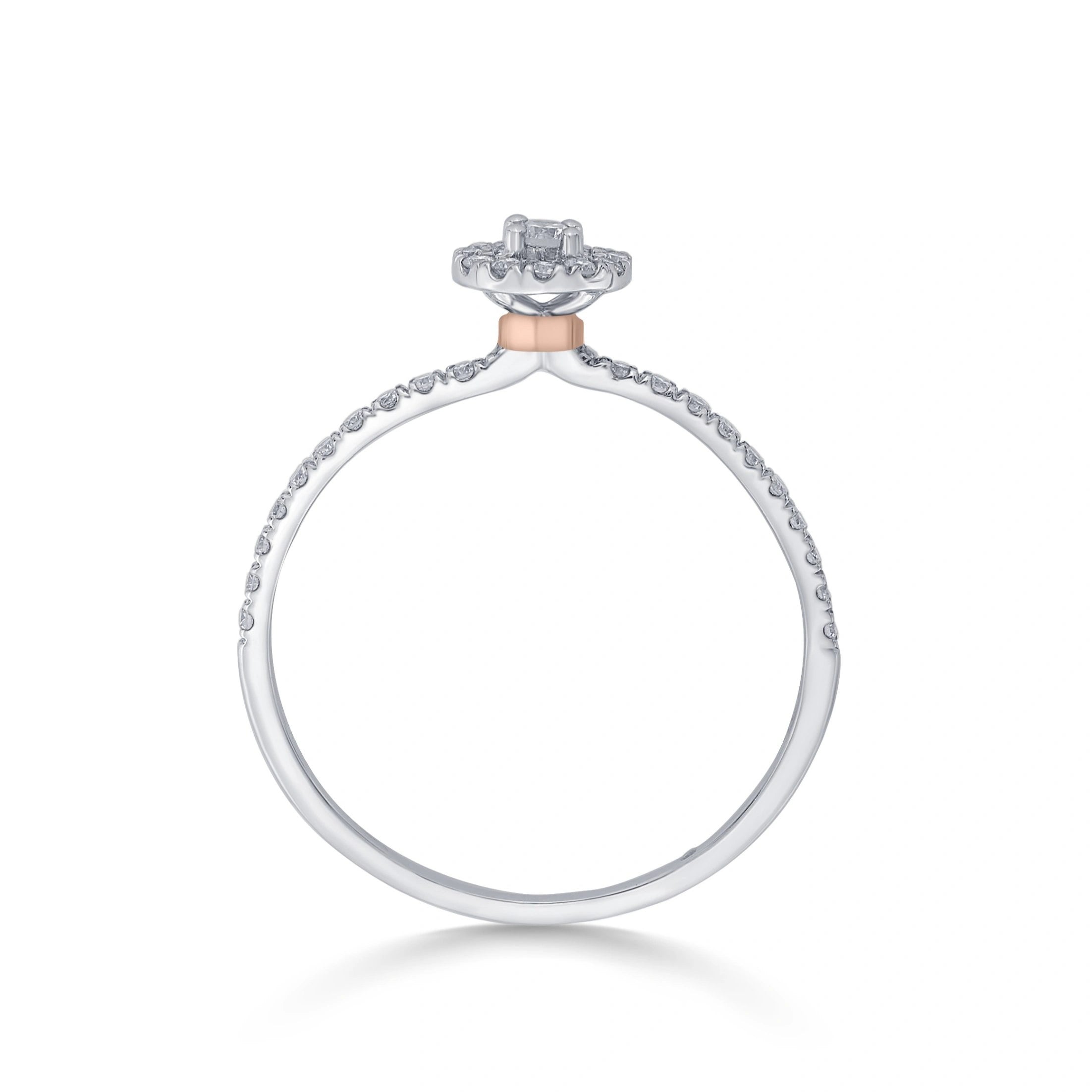 Sassy Eternal Glow Diamond Halo Ring - Zen Diamond India