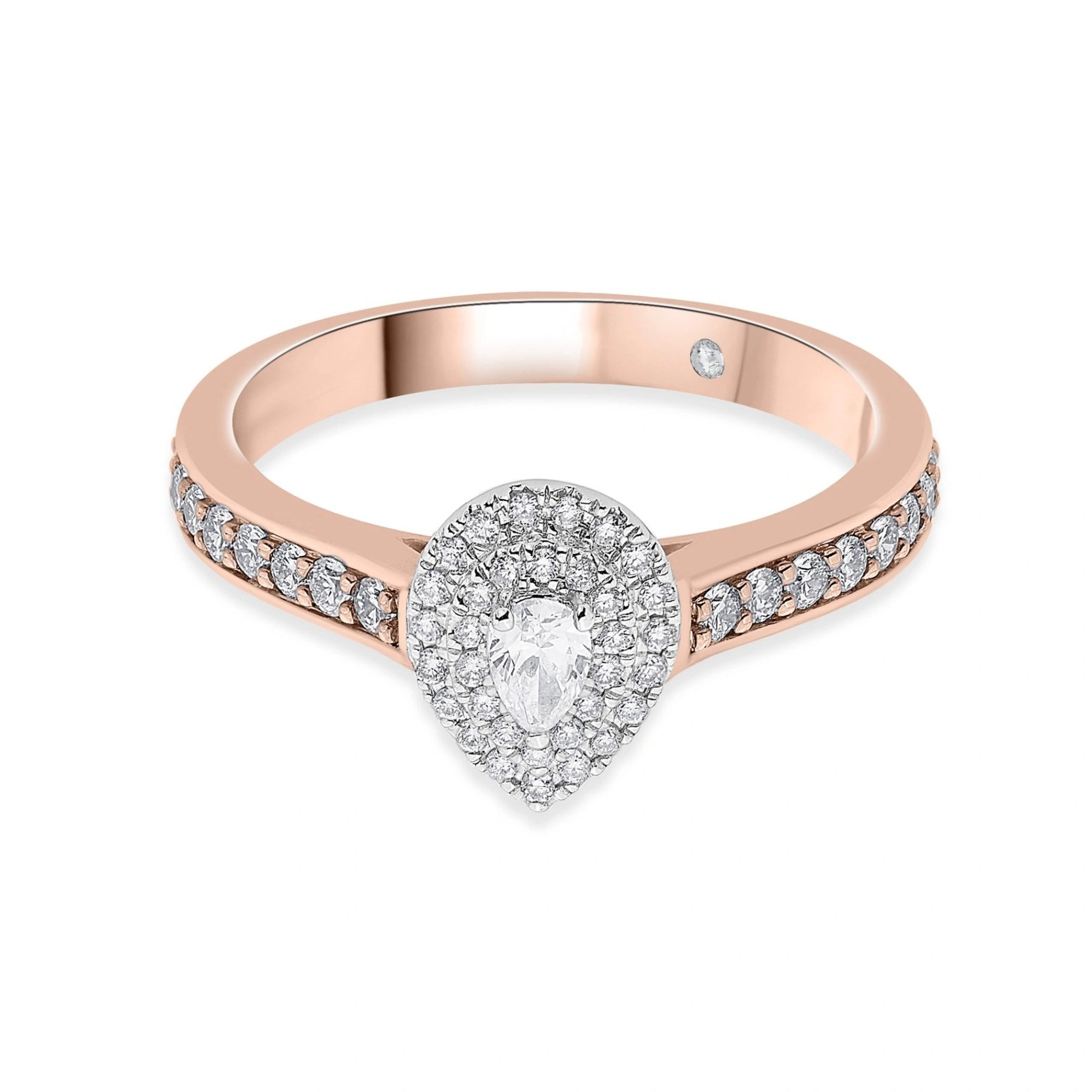 Sassy Radiant Allure Teardrop Sparkle Ring - Zen Diamond India