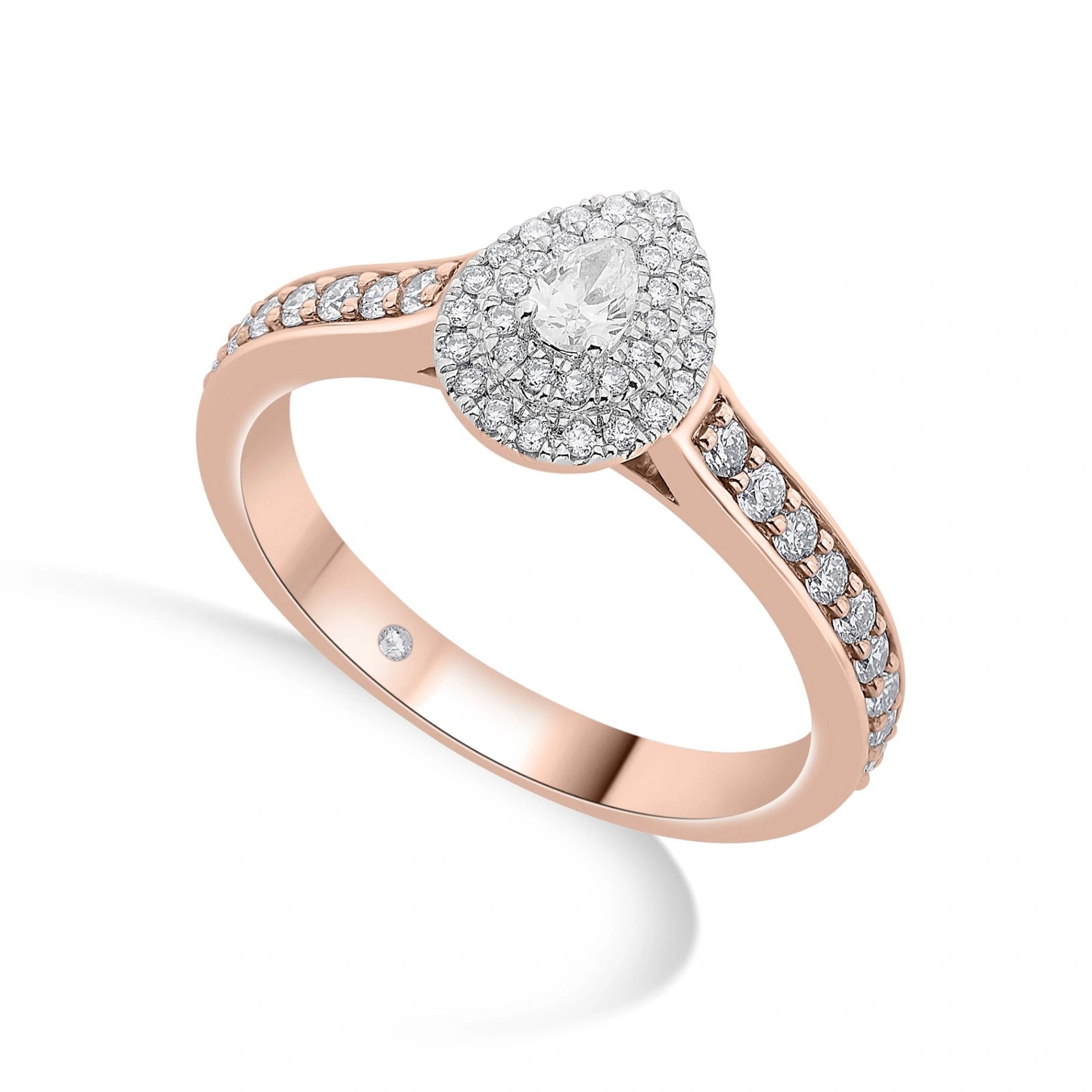 Sassy Radiant Allure Teardrop Sparkle Ring - Zen Diamond India