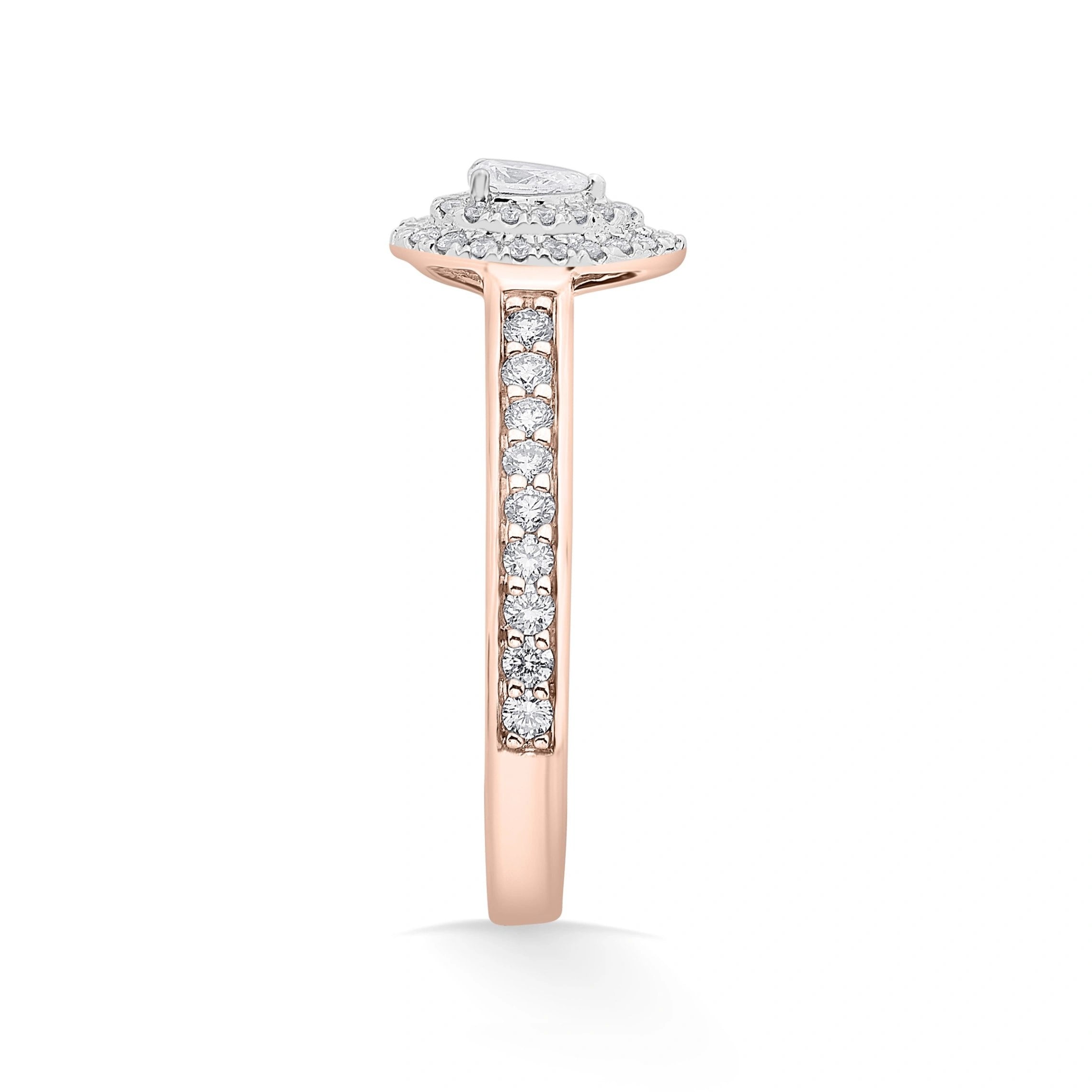Sassy Radiant Allure Teardrop Sparkle Ring - Zen Diamond India