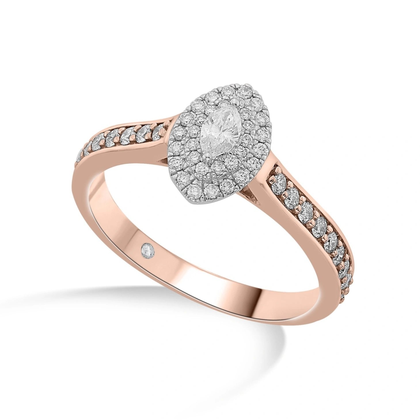 Sassy Glamour Blaze Marquise Sparkle Ring - Zen Diamond India
