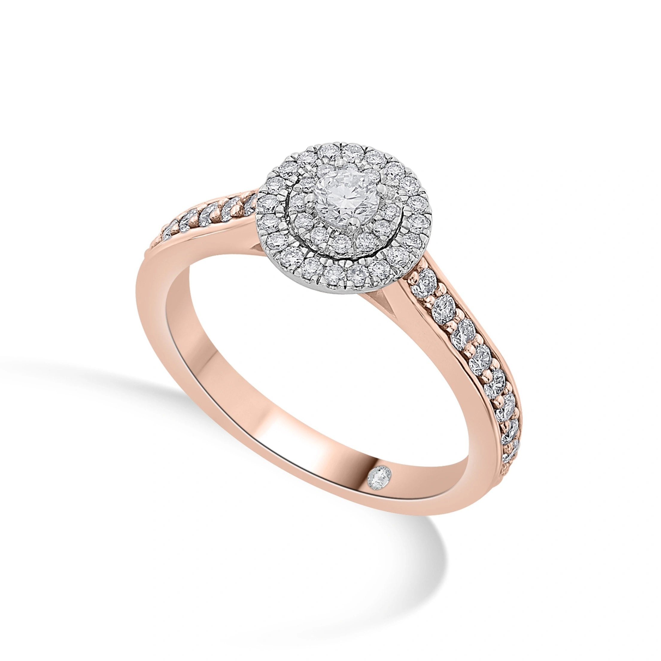 Sassy Radiant Halo Bliss Diamond Ring - Zen Diamond India