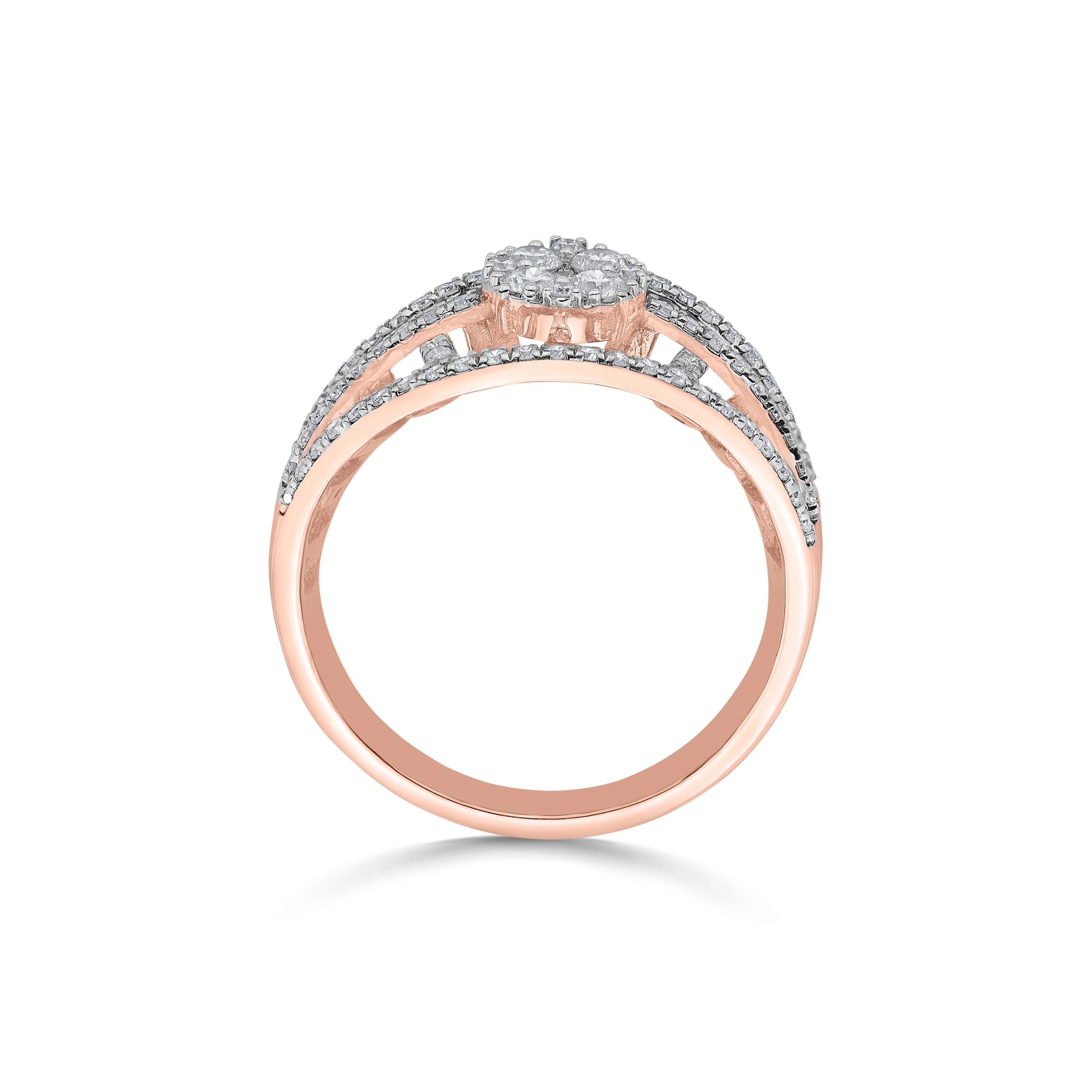 Enchante Sparkling Diamond Grotto Ring