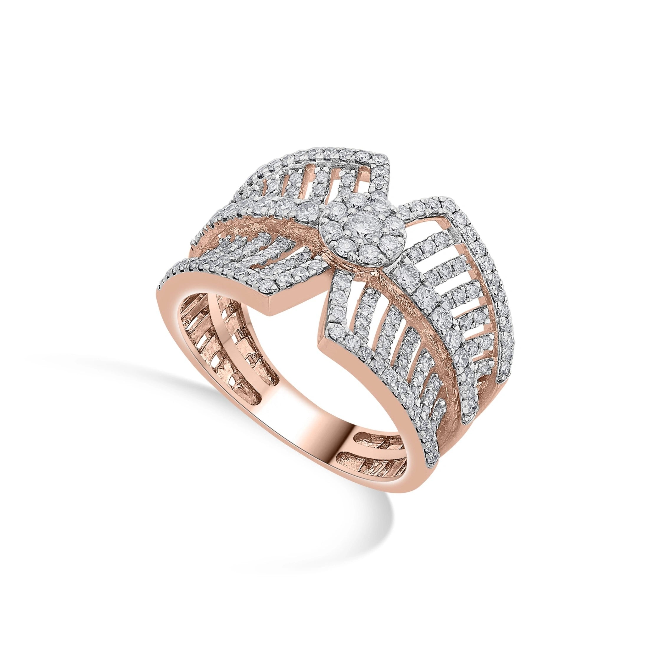 Enchante Royal Diamond Feather Statement