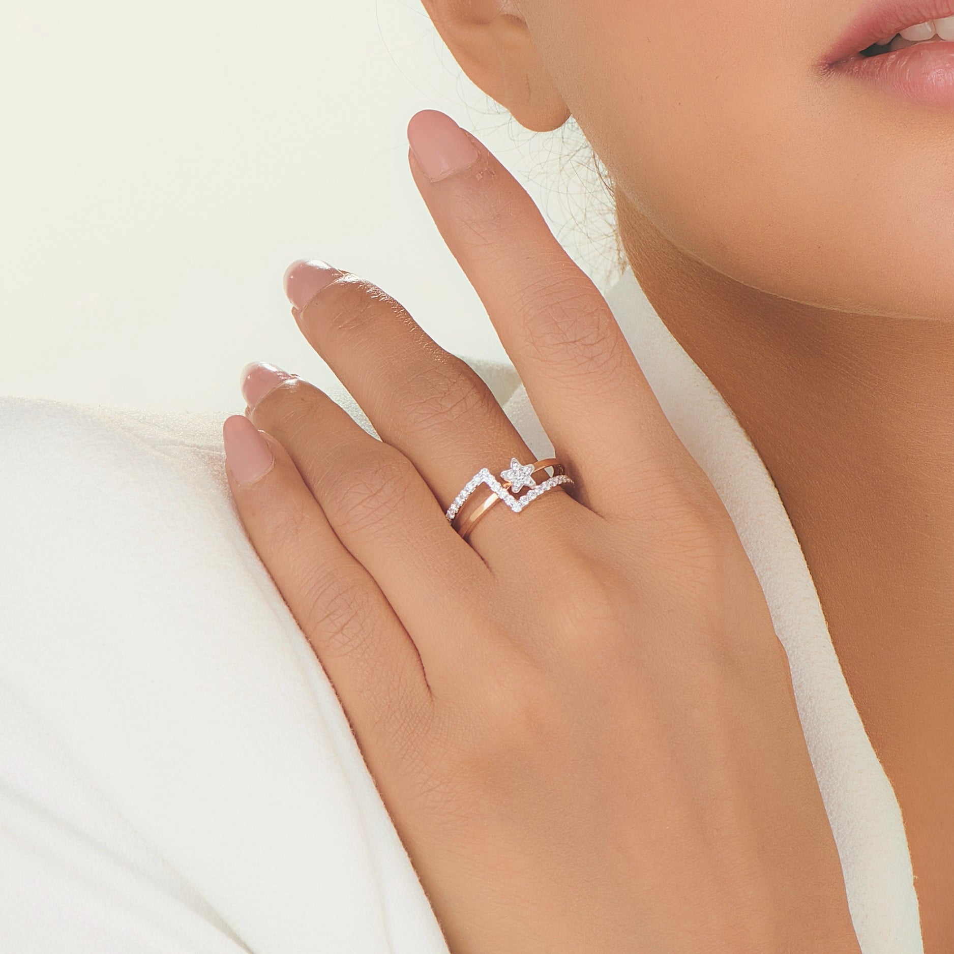 Sassy Starstruck Diamond Ring