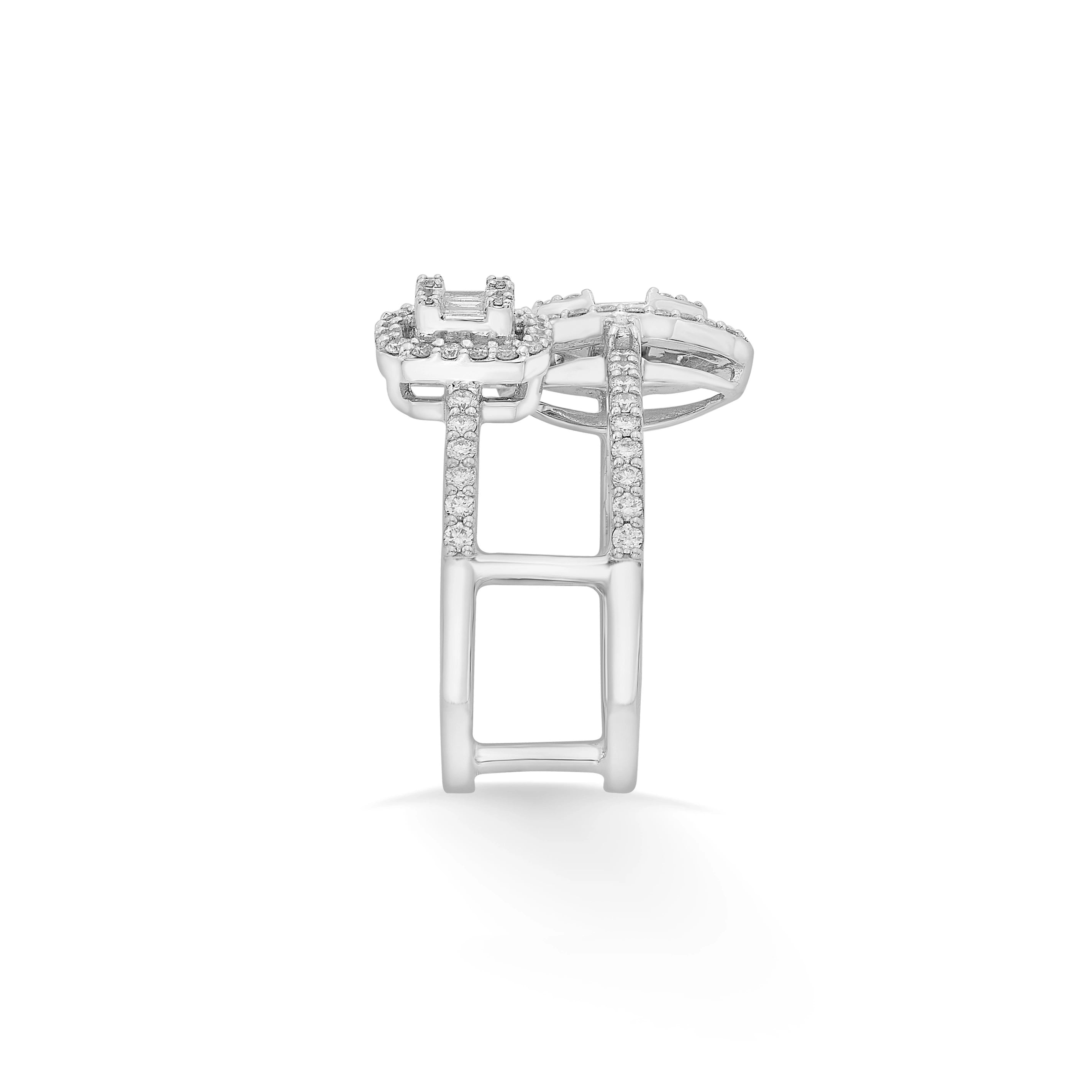 Dual Majesty Spark Ring - Zen Diamond India