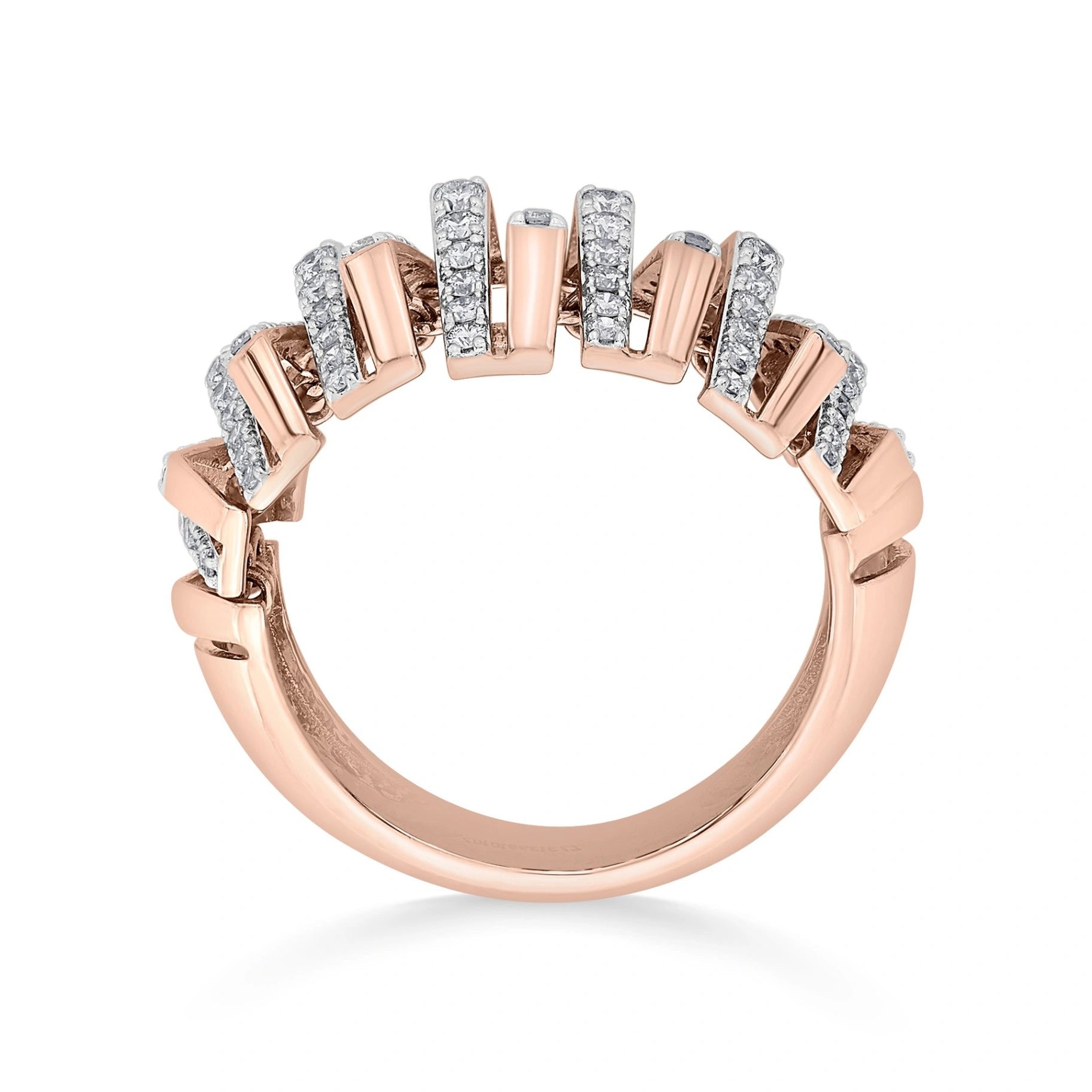 Tryst Glitz - Grid Ring - Zen Diamond India