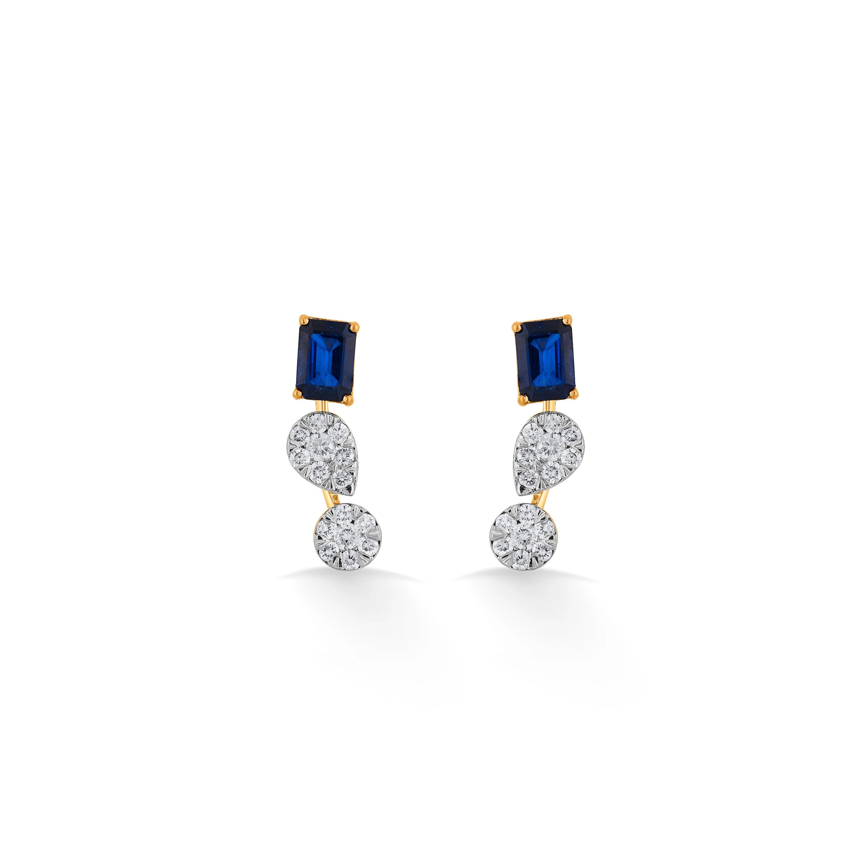 Toren Sapphire Cascade Drops
