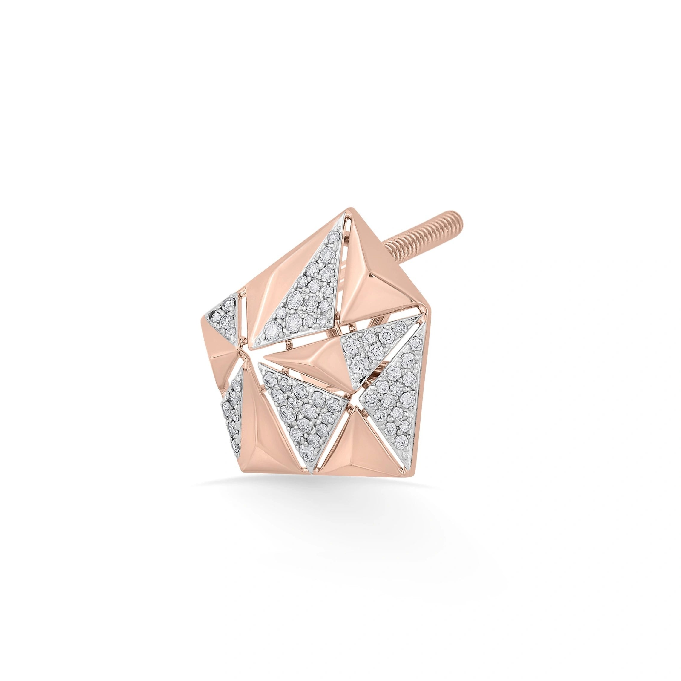 Tryst Geometrically Prismatic Galaxy Studs - Zen Diamond India