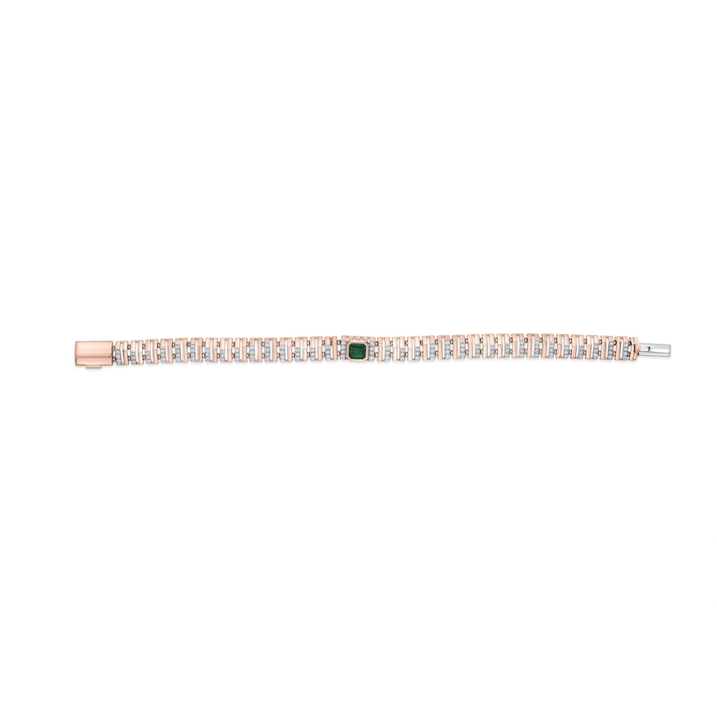 Tryst Emerald Eclipse Bracelet - Zen Diamond India