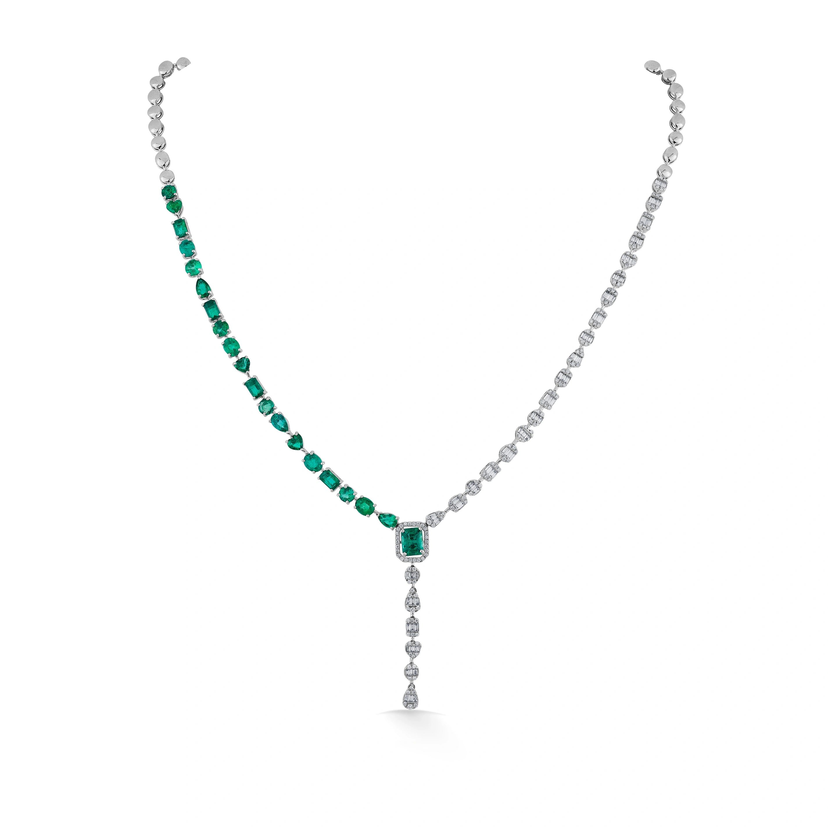Tryst Royal Cascade Allure Necklace - Zen Diamond India