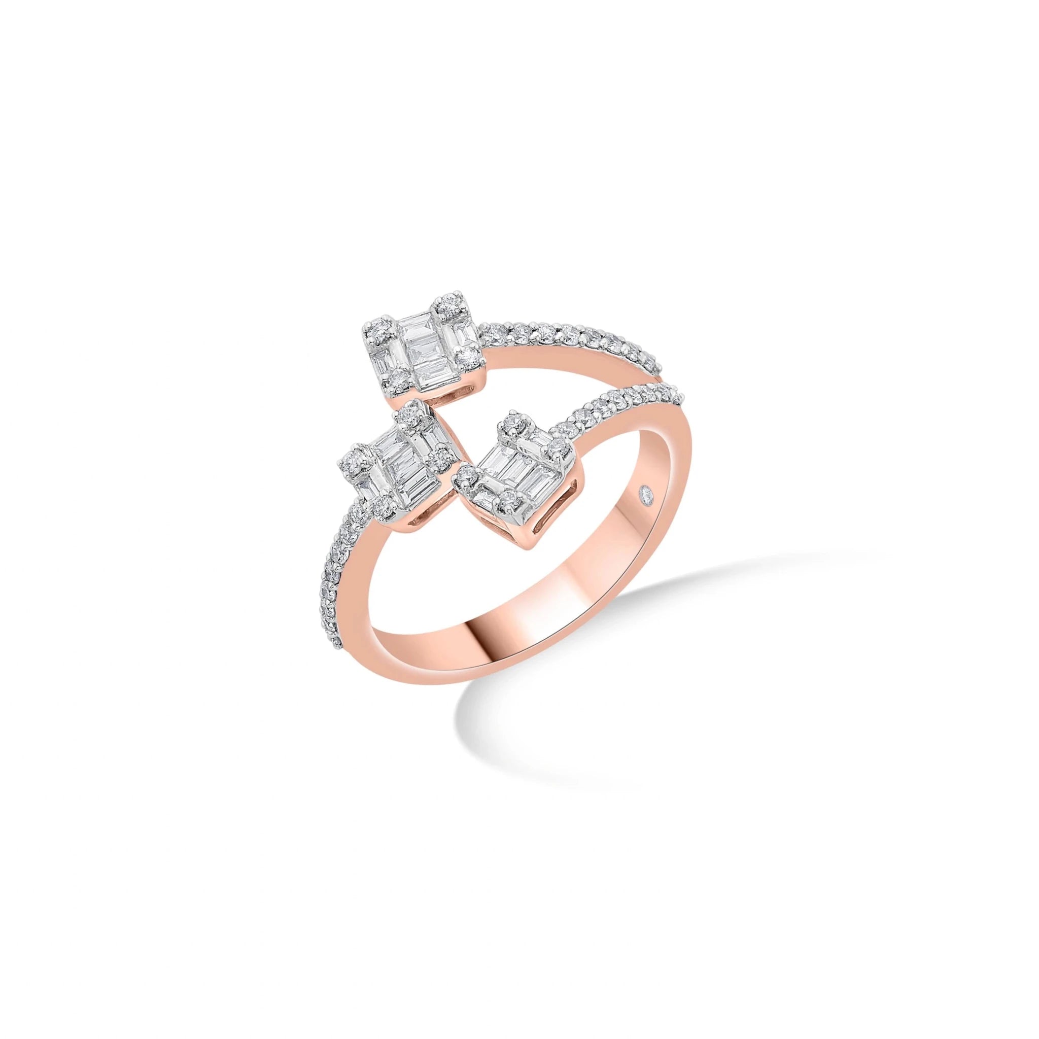 Classic Trinity Spark Ring - Zen Diamond India