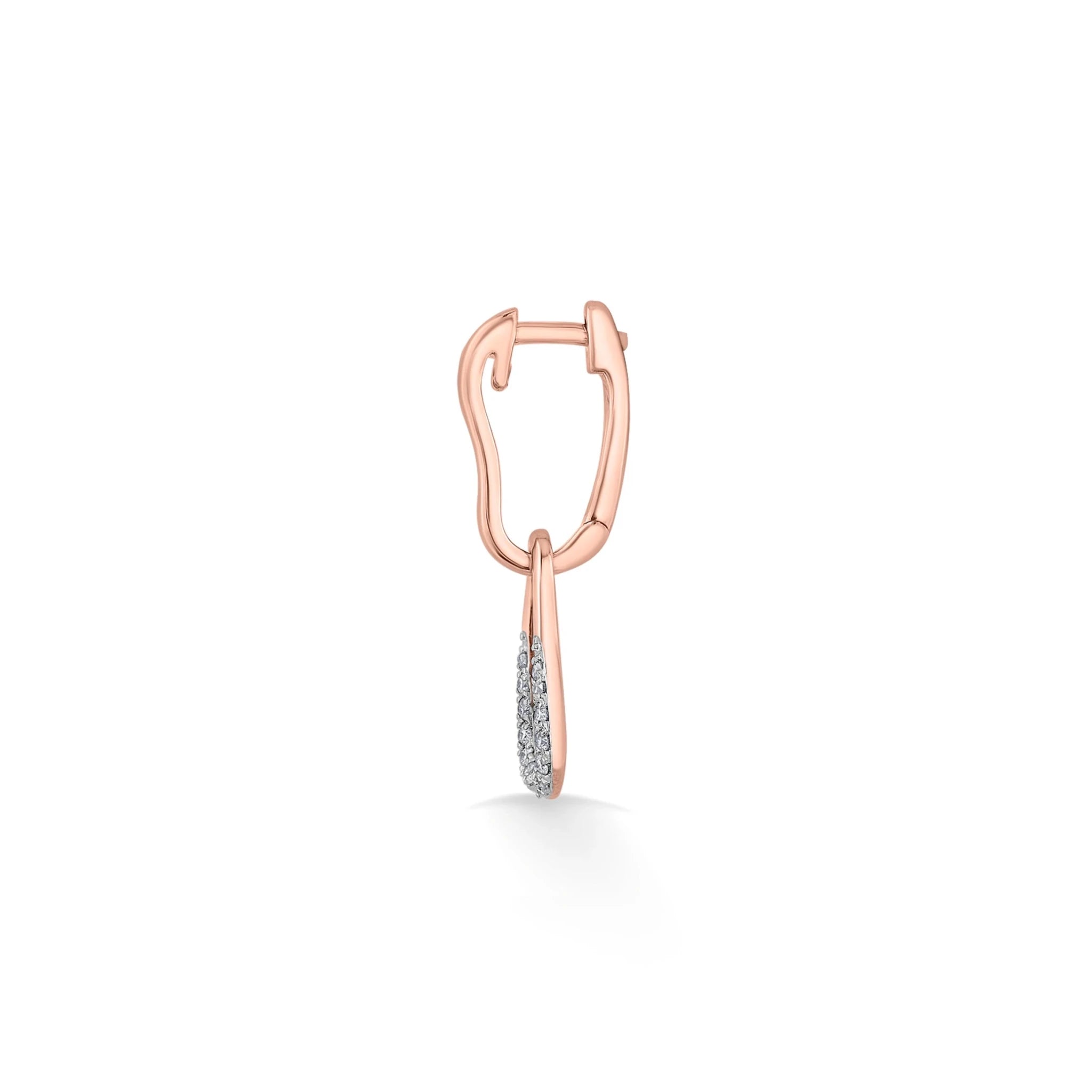 Sassy Modern Teardrop Sparkle Earrings - Zen Diamond India