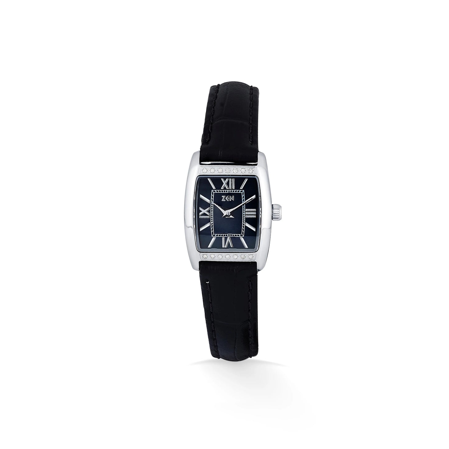 Women's Rectangular Watch - Black