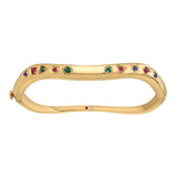 Aria Prism Glow Cuff Bracelet - Zen Diamond India