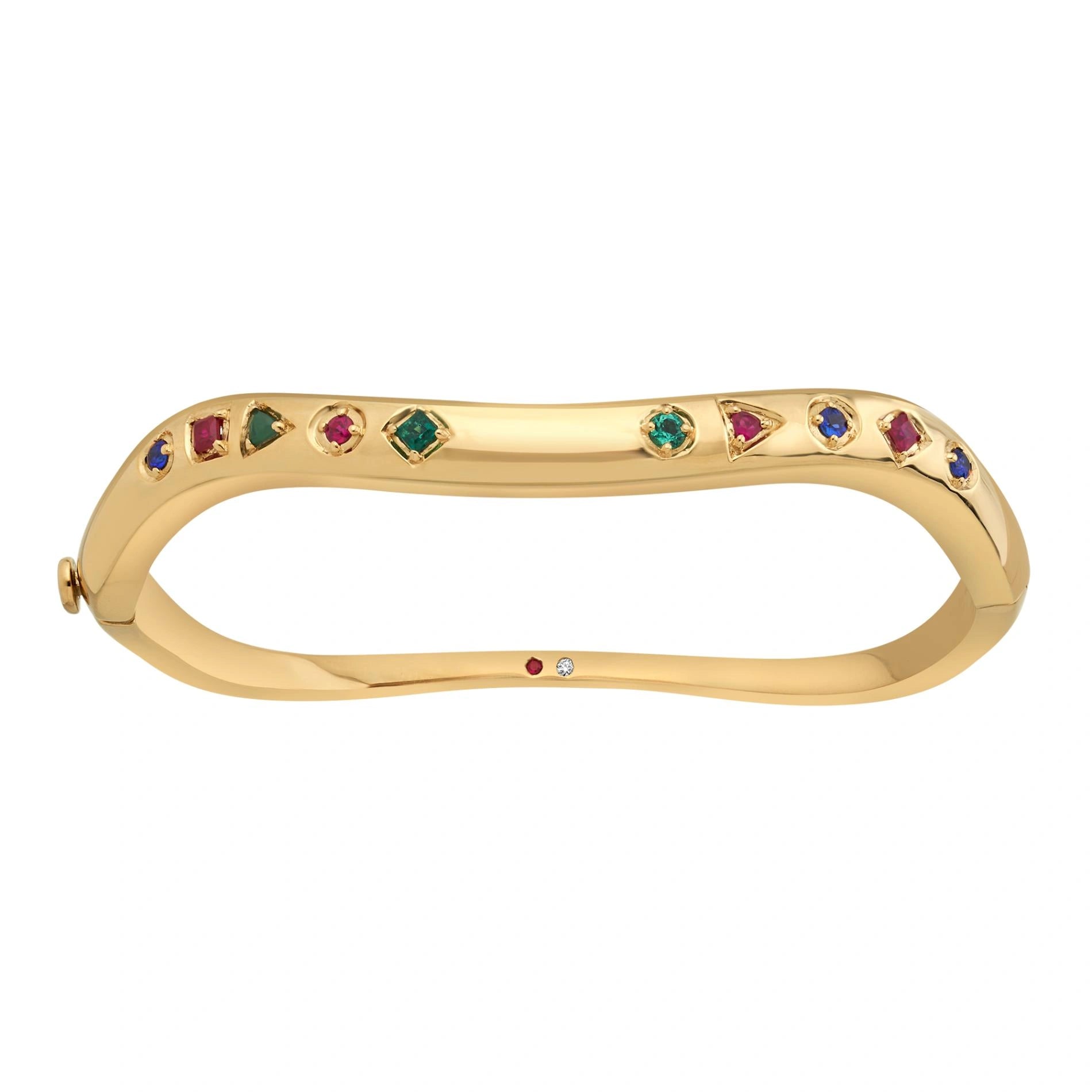 Aria Prism Glow Cuff Bracelet - Zen Diamond India