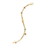 Aria Golden Prism Charm Bracelet - Zen Diamond India
