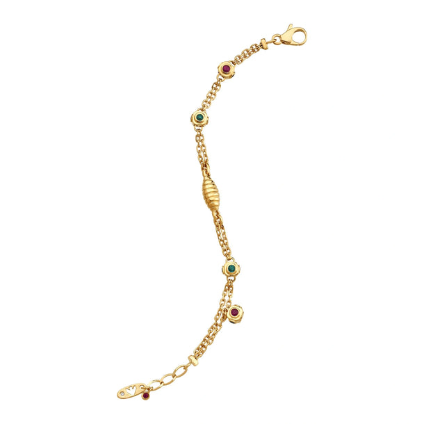 Aria Golden Prism Charm Bracelet - Zen Diamond India
