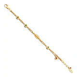 Aria Golden Prism Charm Bracelet - Zen Diamond India