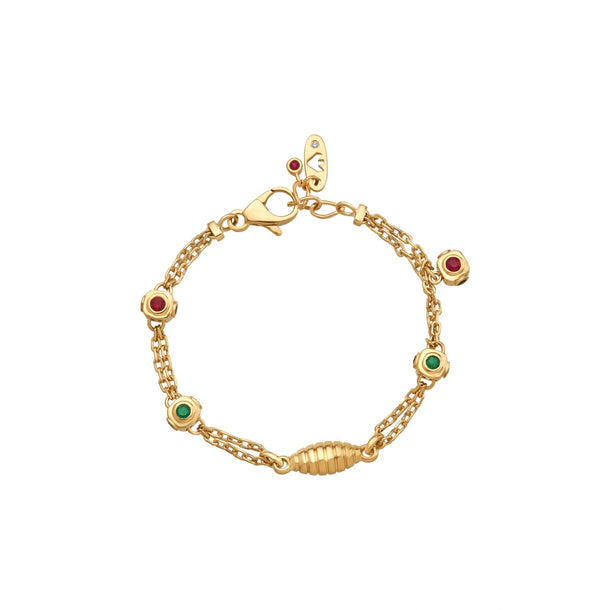 Aria Golden Prism Charm Bracelet - Zen Diamond India