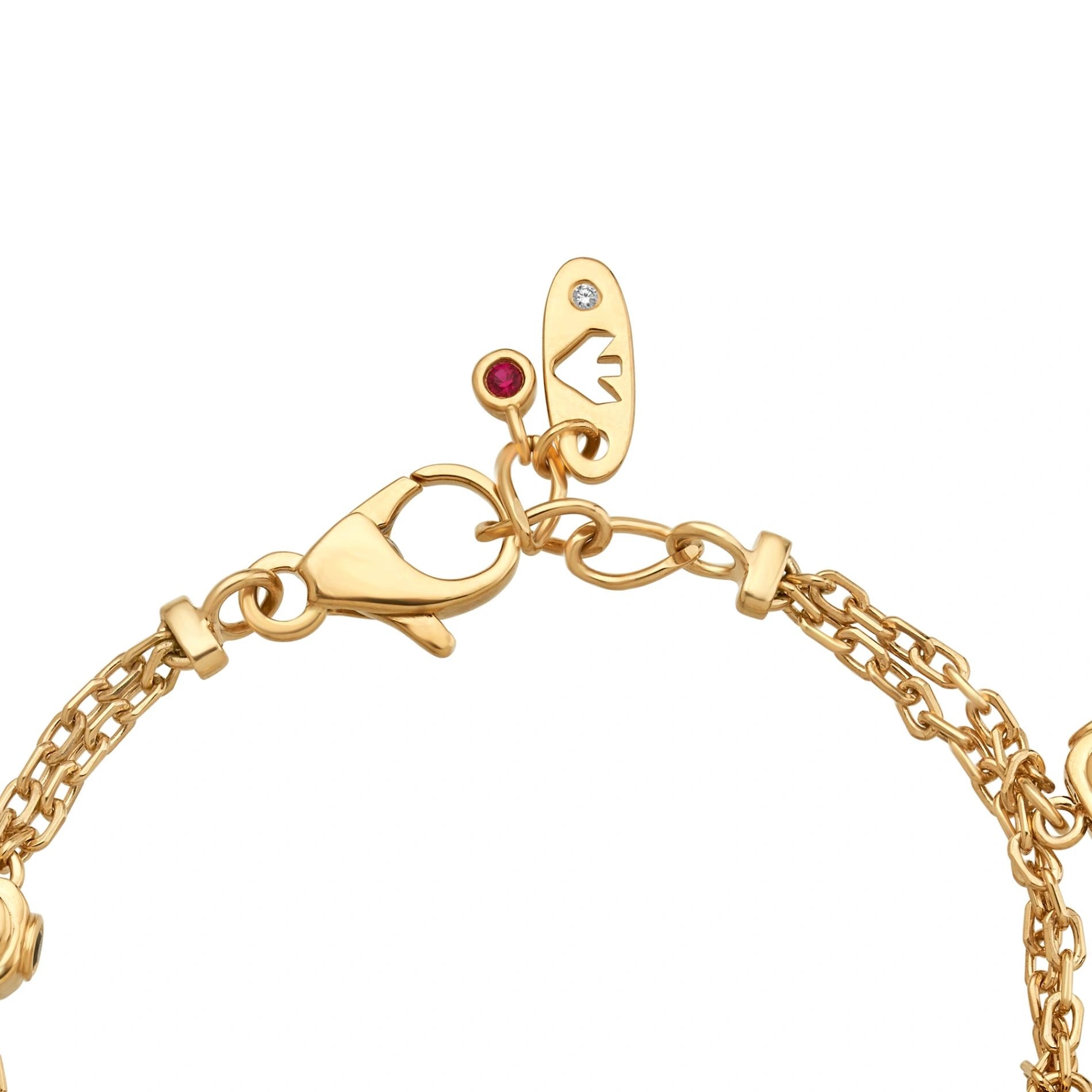 Aria Golden Prism Charm Bracelet - Zen Diamond India