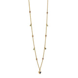 Aria Celestial Bead Chain Necklace - Zen Diamond India