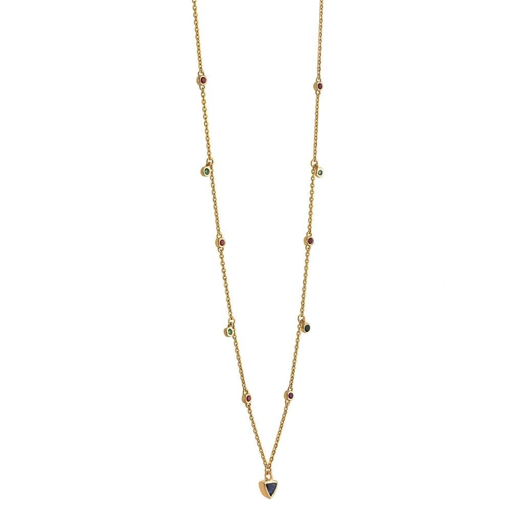 Aria Celestial Bead Chain Necklace - Zen Diamond India