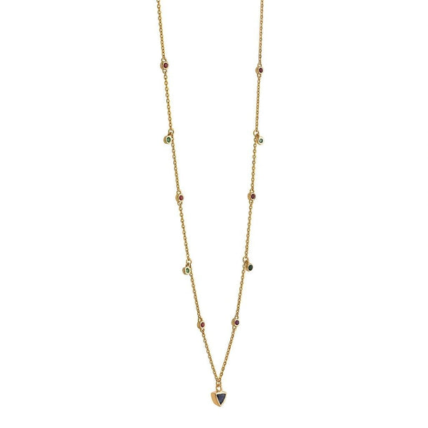 Aria Celestial Bead Chain Necklace - Zen Diamond India