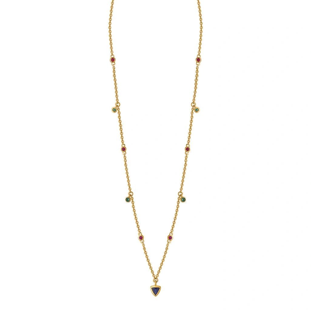 Aria Celestial Bead Chain Necklace - Zen Diamond India