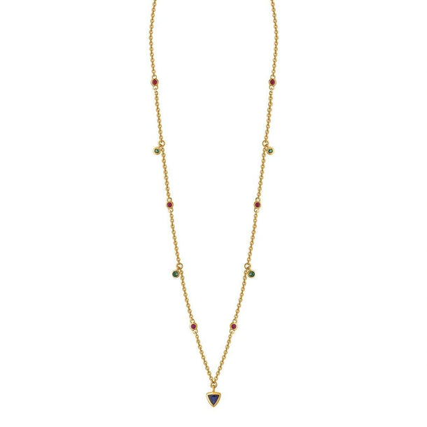 Aria Celestial Bead Chain Necklace - Zen Diamond India