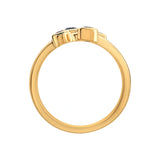 Aria Abstract Prism Ring - Zen Diamond India