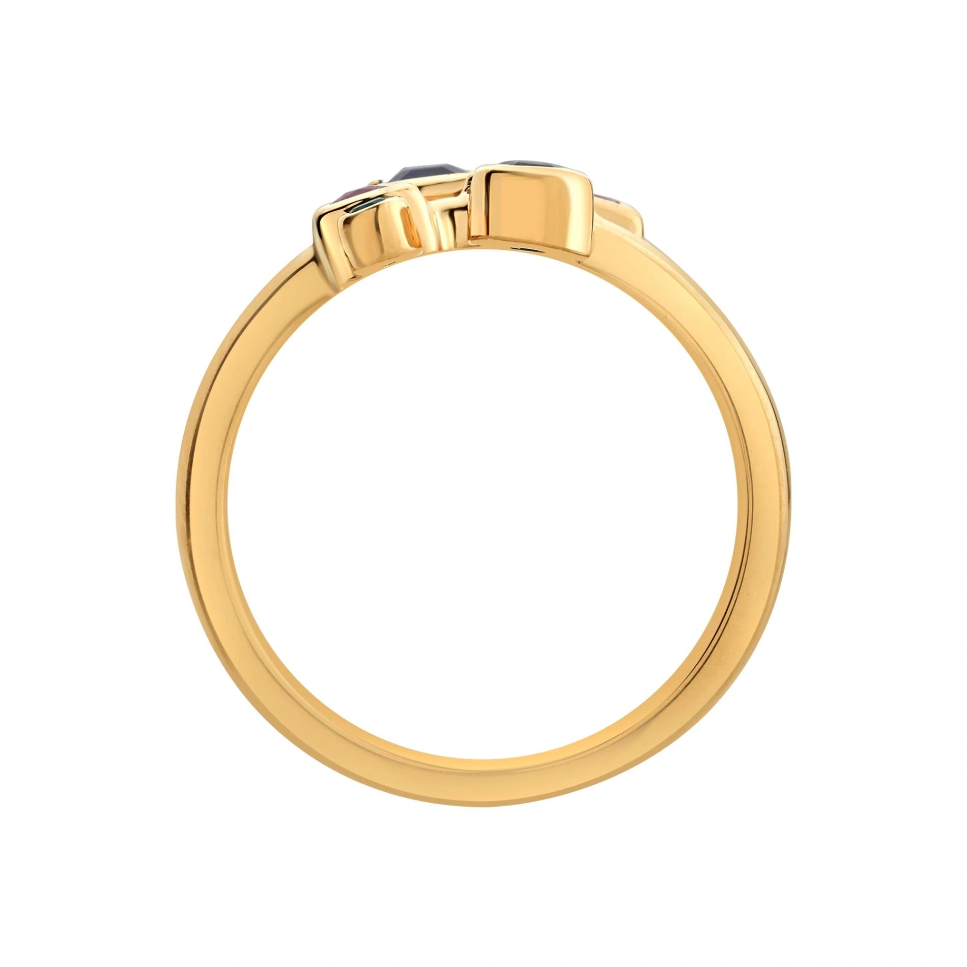 Aria Abstract Prism Ring - Zen Diamond India