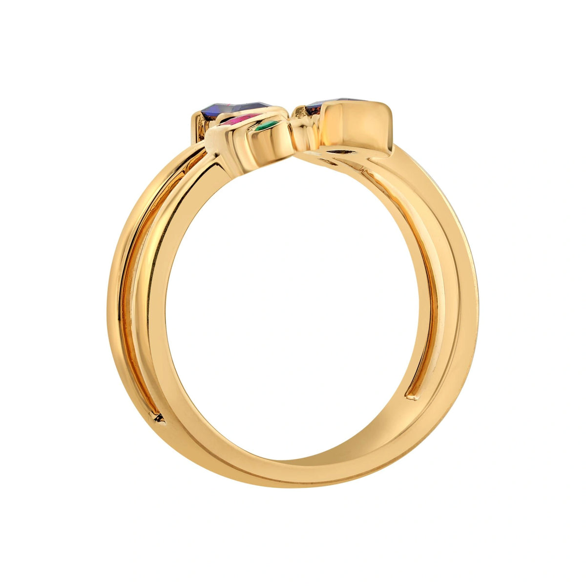 Aria Abstract Prism Ring - Zen Diamond India