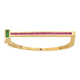Aria Emerald Edge Bracelet - Zen Diamond India