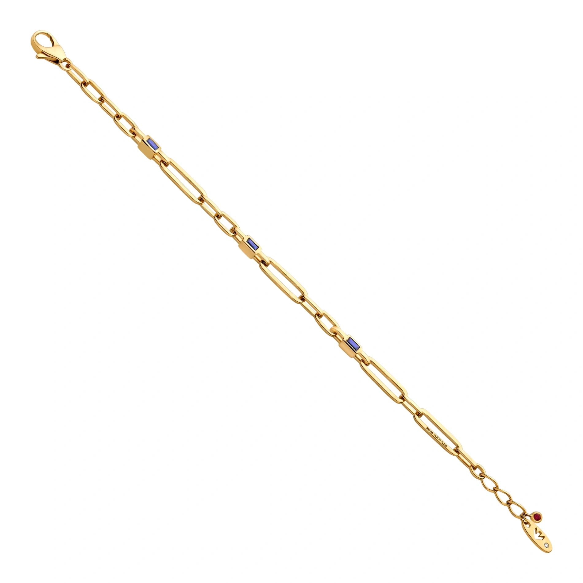 Aria Scarlet Link Glow Bracelet - Zen Diamond India